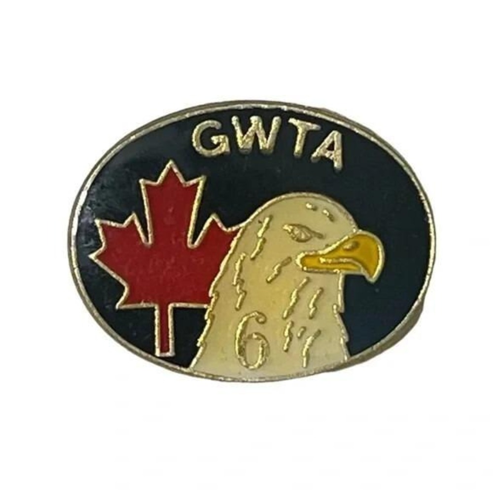 GWTA‎ Honda Motorcycle Gold Wing Touring Association Canada Vtg Lapel Pin A2